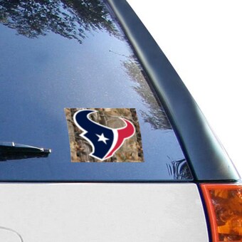 Houston Texans WinCraft 5" x 6" Realtree Camo Multi-Use Decal