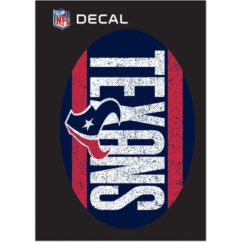 Houston Texans WinCraft 5'' x 7'' All Surface Decal