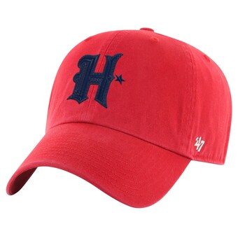 Men's Houston Texans  '47 Red Secondary Clean Up Adjustable Hat
