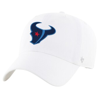 Men's Houston Texans  '47 White Clean Up Adjustable Hat