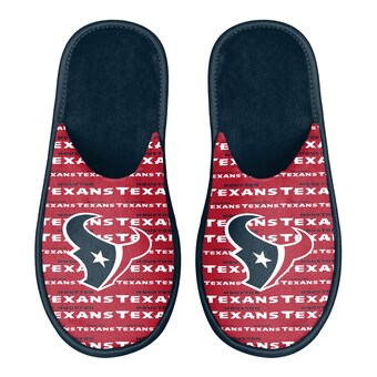 Men's Houston Texans FOCO Scuff Logo Slide Slippers