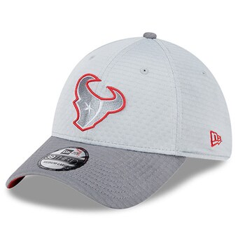 Men's Houston Texans New Era Gray 2024 NFL Training Camp 39THIRTY Flex Hat