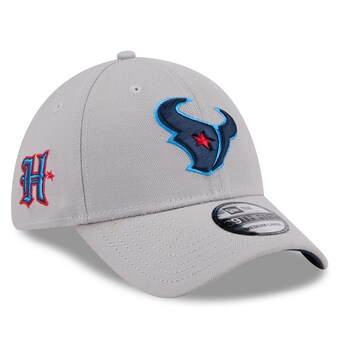 Men's Houston Texans New Era Gray Standard 39THIRTY Flex Hat