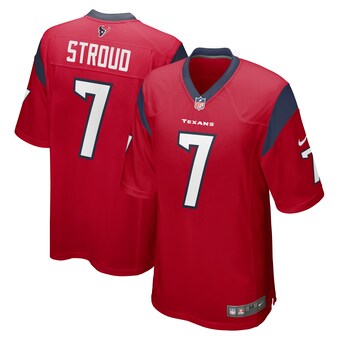 Men's Nike CJ Stroud Red Houston Texans 2023 NFL Draft First Round Pick Alternate Game Jersey