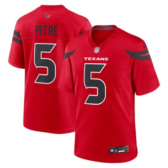 Men's Nike Jalen Pitre Red Houston Texans Alternate Game Jersey