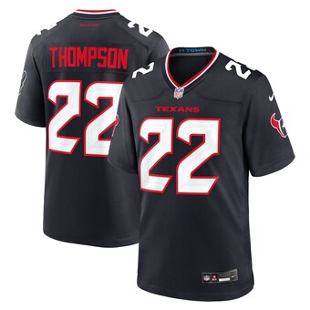 Men's Nike Josh Thompson  Navy Houston Texans Team Game Jersey