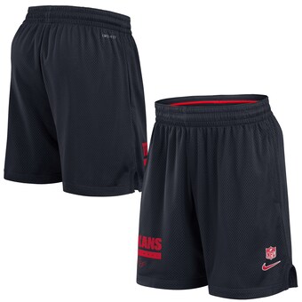 Men's Nike Navy Houston Texans 2024 Sideline Performance Mesh Shorts