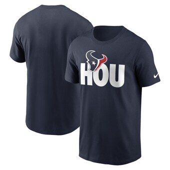 Men's Nike  Navy Houston Texans Local Essential T-Shirt