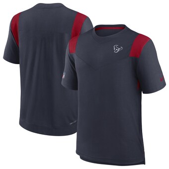 Men's Houston Texans Nike Navy Sideline Tonal Logo Performance Player T-Shirt