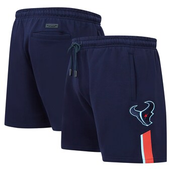 Men's Houston Texans Pro Standard Navy H Town Fleece Shorts