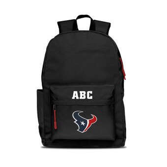 MOJO Black Houston Texans Personalized Campus Laptop Backpack