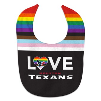 Newborn & Infant Houston Texans WinCraft Rainbow Baby Bib