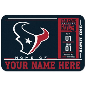 WinCraft Houston Texans 20'' x 30'' Personalized Floor Mat