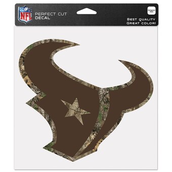 WinCraft Houston Texans 8" x 8" Camo Color Decal