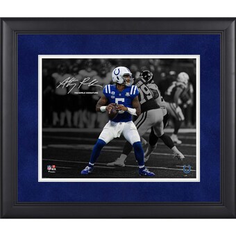 Anthony Richardson Indianapolis Colts Facsimile Signature Fanatics Authentic Framed 11" x 14" Spotlight Photograph