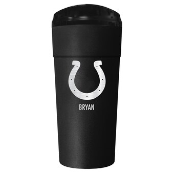 Indianapolis Colts Black 24oz. Personalized Stealth Travel Tumbler