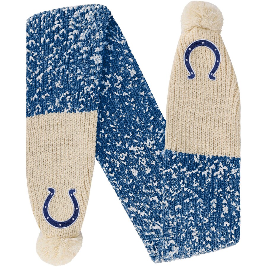 Indianapolis Colts FOCO Confetti Scarf with Pom