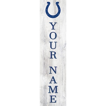 Indianapolis Colts 48" Personalized Welcome Leaner Sign