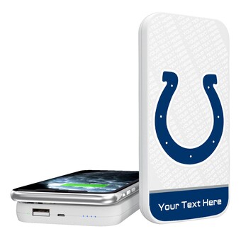 Indianapolis Colts Personalized 5000 mAh Wireless Powerbank