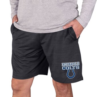 Men's Indianapolis Colts Concepts Sport Charcoal Bullseye Knit Jam Shorts