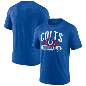 Men's Indianapolis Colts Fanatics Royal Badge of Honor Tri-Blend T-Shirt