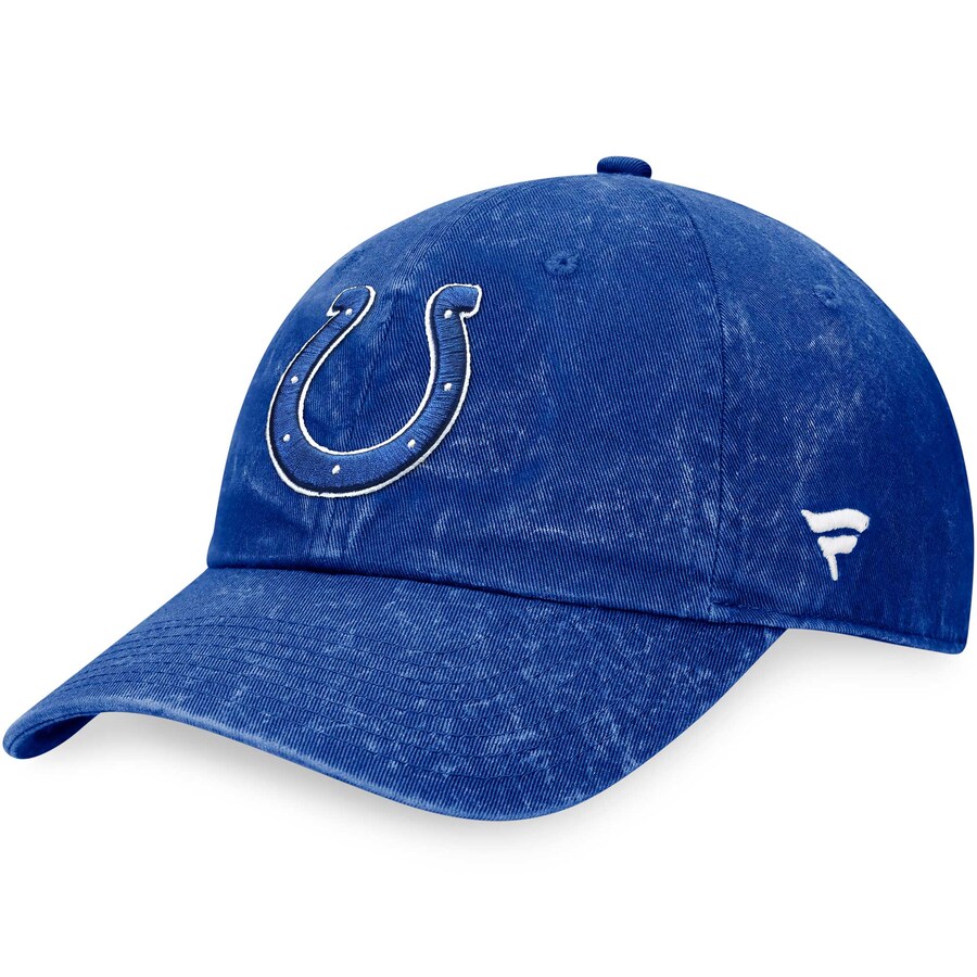 Men's Indianapolis Colts Fanatics Royal Snow Wash Adjustable Hat
