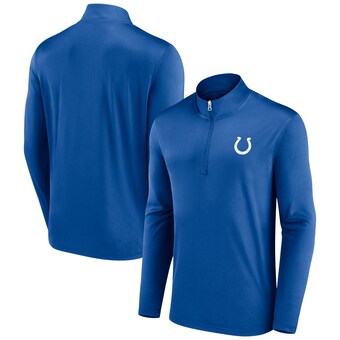 Men's Indianapolis Colts Fanatics Royal Underdog Quarter-Zip Jacket