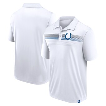 Men's Indianapolis Colts White Fanatics Victory For Us Interlock Polo