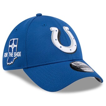 Men's Indianapolis Colts  New Era Royal 2024 NFL Draft 39THIRTY Flex Hat