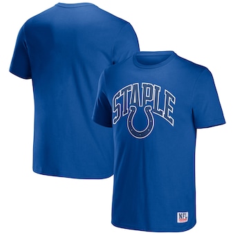 Men's Indianapolis Colts NFL x Staple Blue Logo Lockup T-Shirt