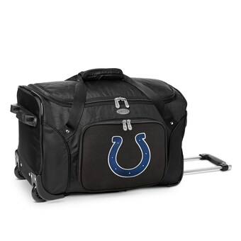 Indianapolis Colts MOJO Black 22" 2-Wheeled Duffel Bag