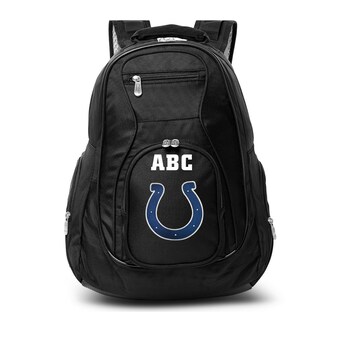 Indianapolis Colts MOJO Black Personalized Premium Laptop Backpack