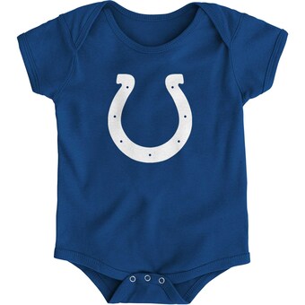 Newborn & Infant Indianapolis Colts Royal Team Logo Bodysuit