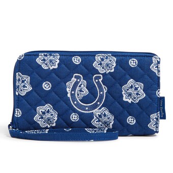 Indianapolis Colts  Vera Bradley RFID Front-Zip Wristlet