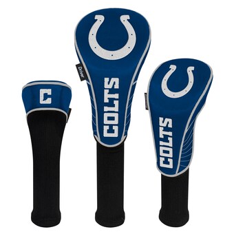 Indianapolis Colts WinCraft Three-Pack Golf Club Headcover Set