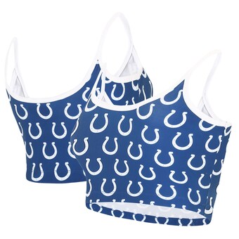 Women's Indianapolis Colts Concepts Sport Royal Gauge Lounge Bralette