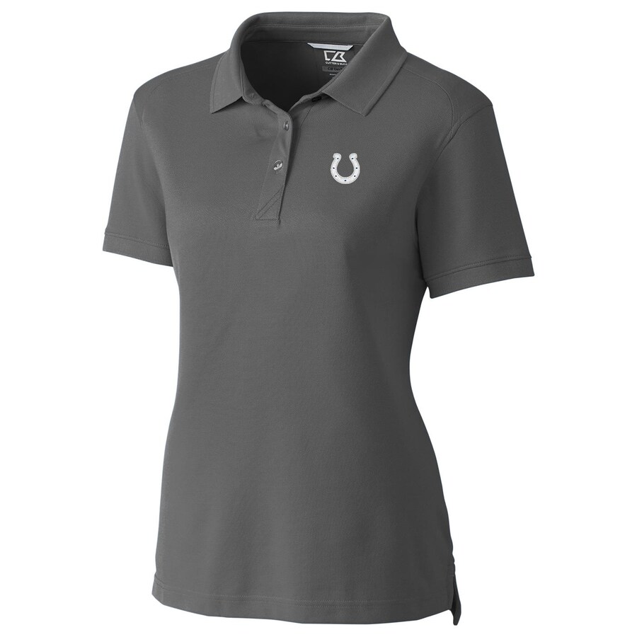 Women's Indianapolis Colts Cutter & Buck Gray Advantage Polo