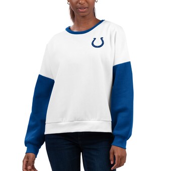 Women's Indianapolis Colts G-III 4Her by Carl Banks White A-Game Pullover Sweatshirt