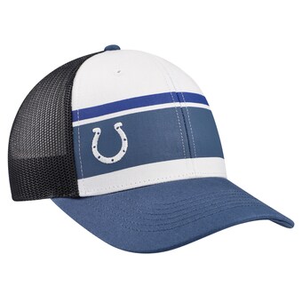 Youth Indianapolis Colts '47 White/Blue Cove Trucker Adjustable Hat