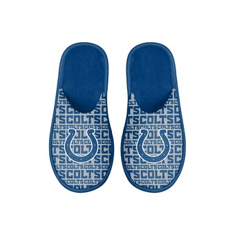 Youth Indianapolis Colts FOCO Scuff Wordmark Slide Slippers