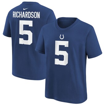 Youth Indianapolis Colts Anthony Richardson Royal Nike Player Name & Number T-Shirt