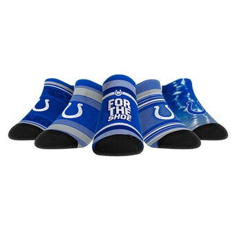 Youth Indianapolis Colts Rock Em Socks Super Fan Five-Pack Low-Cut Socks Set