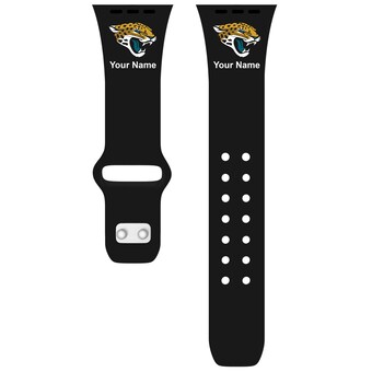 Jacksonville Jaguars 38/40/41mm Personalized Silicone Apple Watch Band