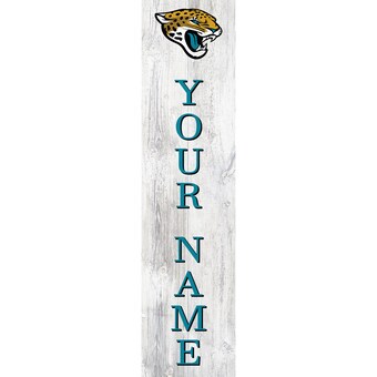 Jacksonville Jaguars 48" Personalized Welcome Leaner Sign