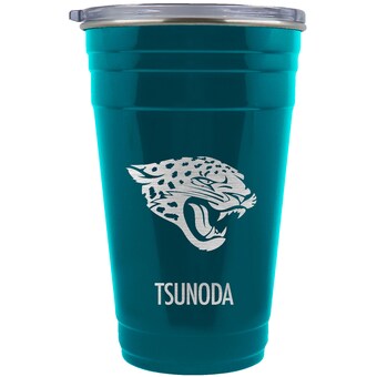 Jacksonville Jaguars Team Logo 22oz. Personalized Tailgater Travel Tumbler