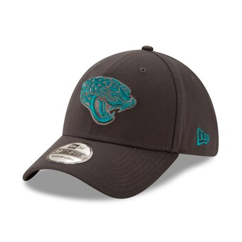 Men's Jacksonville Jaguars New Era Graphite Storm 39THIRTY Flex Hat