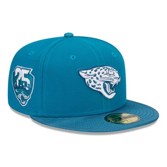 Men's Jacksonville Jaguars New Era Teal Active Ballistic 59FIFTY Fitted Hat