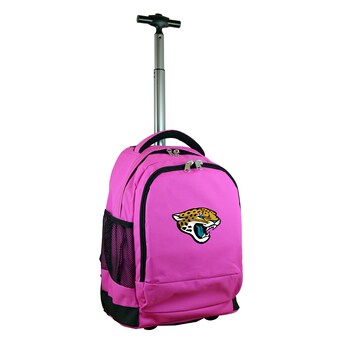 Jacksonville Jaguars Pink 19'' Premium Wheeled Backpack