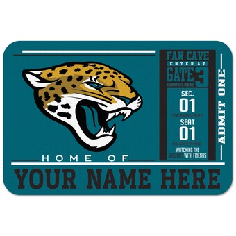 Jacksonville Jaguars WinCraft 20'' x 30'' Personalized Floor Mat