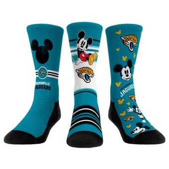 Youth Jacksonville Jaguars Rock Em Socks Disney Three-Pack Crew Socks Set